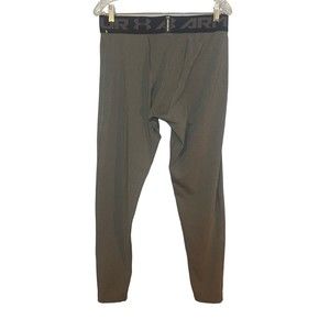 UNDER ARMOUR MENS HEATGEAR COMPRESSION LEGGINGS GRAY SZ XL #1291326